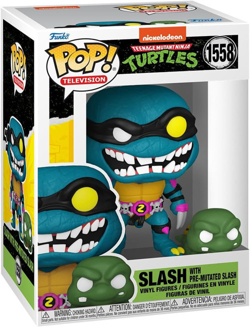Pop! & Buddy - Teenage Mutant Ninja Turtles - Slash With Pre-Mutated Slash #1558