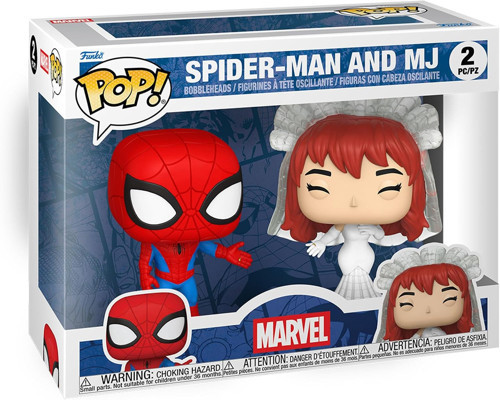 Pop! Marvel: Süper Kahraman Çiftleri - Örümcek Adam Ve Mj - 2'Li Paket - Marvel Comics - Kolek