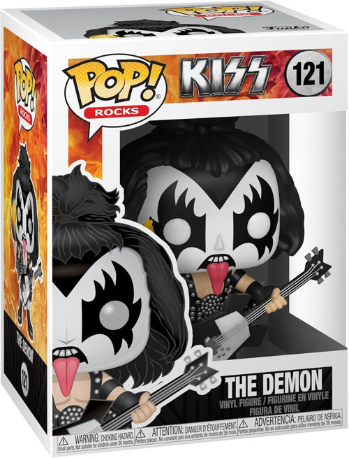 Pop! Rocks: Kiss-The Demon - Koleksiyon Vinil Figür - Hediye Fikri - Resmi Ürün - Çocuklar Ve