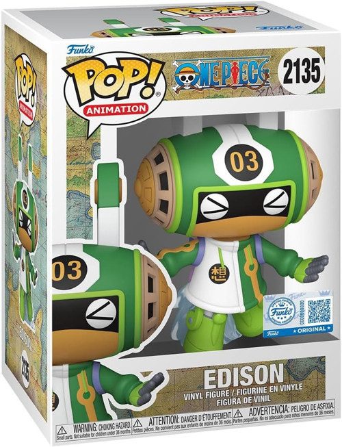 Pop! Animasyon: Tek Parça - Edison - Amazon'A Özel - Koleksiyon Vinil Figür - Hediye Fikri - R