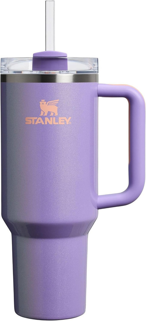 Quencher H2.0 Flowstate Pipetli Termos Bardak 1.18 Litre - Parlak Lila (Periwinkle Shimmer)