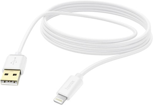 Şarj Kablosu/Veri Kablosu Lightning 3 M Beyaz
