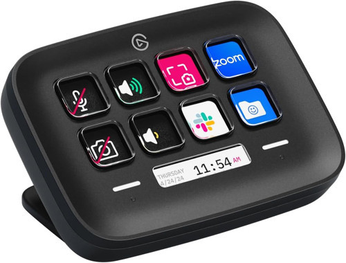 Stream Deck Neo (Siyah) - 8 Özelleştirilebilir Tuş, 2 Dokunmatik Nokta, Görevler Ve İş Akışla
