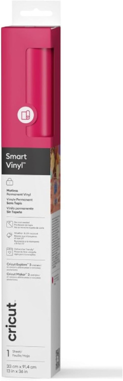 2011608 Smart Vi̇ni̇l Kalici 33X91Cm 1 Sayfa Parti̇ Pembe