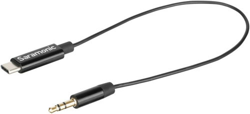 3,5 Mm Erkek Trs - Usb-C Stereo Veya Mono Mikrofon Ve Ses Adaptörü Kablosu 9" (22,86 Cm) (