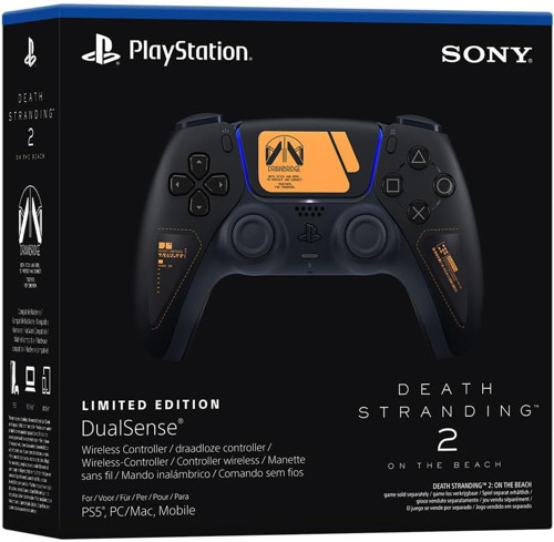 Playstation 5 Dualsense Death Stranding 2 Kablosuz Oyun Kumandası, Sınırlı Üretim, Siyah, Ps5/P