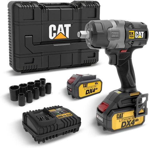 Dx7020.1 18Volt 4.0 Ah Çift Akülü Kömürsüz 700/880Nm Profesyonel Şarjlı Somun Sıkma + 10 Adet Lo