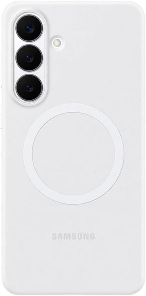 Galaxy S26Plus Silikon Magnet Kılıf, Beyaz