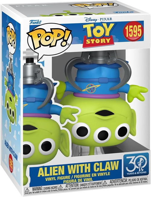 Pop! Disney: Toy Story 30. Yıl Dönümü - Pençeli Uzaylı - Koleksiyonluk Vinil Figür - Hediye Fi