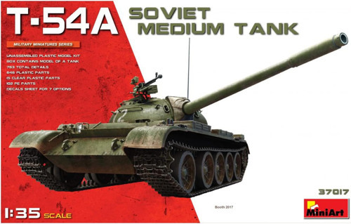 37017 Montajlık Model T-54 A Soviet Orta Tank