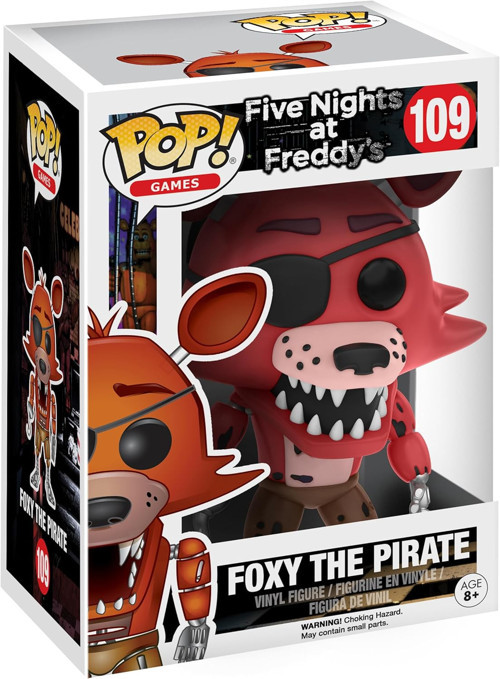 11032-Px-1C4 Five Nights At Freddy'S S1 The Pirate Pop Vinylfigur: Fnaf: Foxy, Multi