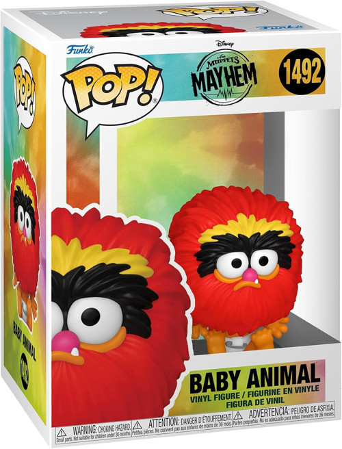 Pop Disney: The Muppets Mayhem - Baby Animal - Koleksiyon Vinil Figür - Hediye Fikri - Resmi Ü