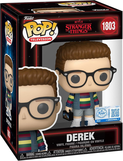 Pop! Tv: Stranger Things - Derek - Amazon Exclusive - Koleksiyon Vinil Figür - Hediye Fikri -