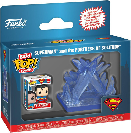 Bitty Pop! Town: Dc Comics Superman & The Fortress Of Solitude