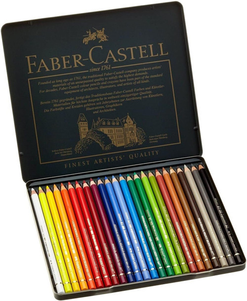 Faber-Castell Polychromos Kuru Boya Kalemi, 24 Renk