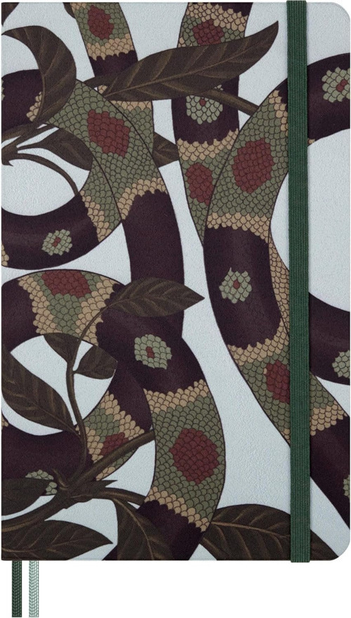 Moleskine Özel Seri Snake Leaves Çizgili Defter L Boy