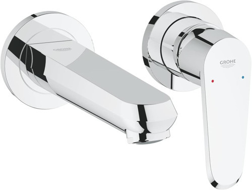 Grohe Eurodisc Cosmopolitan İki Delikli Duvardan Lavabo Bataryası - 19573002