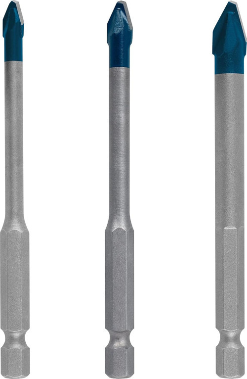 Professional 3 Parça Expert Hex-9-Hardceramic Matkap Ucu Seti (Sert Fayanslar, Ø 5-8 Mm, Akses