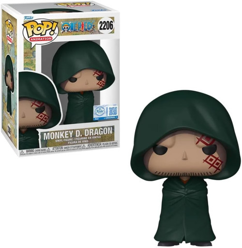 Pop! Animasyon: Tek Parça - Monkey D. Dragon Chrono Oyuncaklar Koruyucu Ile Yayın Öncesi Çıkartma