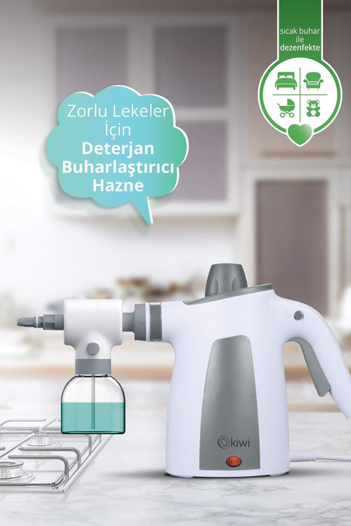 Çok Fonksiyonlu Deterjan Hazneli Buharlı Temizleyici 10 Aparatlı Buhar Makinesi