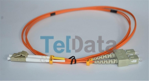 TLD-SCLCOM23 SC-UPC-LC-UPC MM DX OM2 3 METRE FIBER OPTIK PATCHCORD