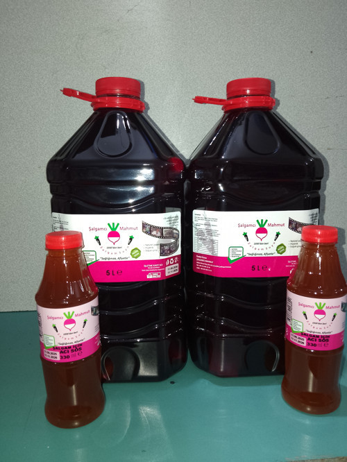 2 Adet 5 Litre Taneli El Yapımı Adana Şalgamı (Acısı Ayrı Şişede Hediye)