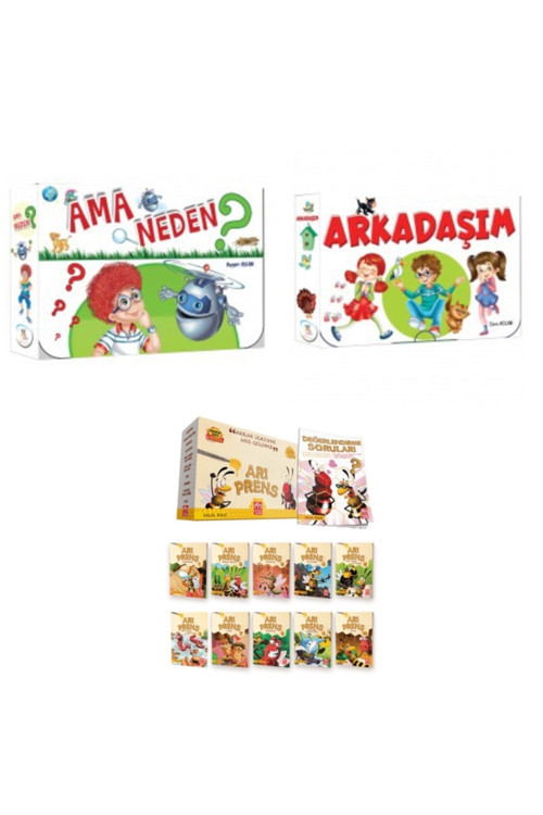 2.Sınıf 5 Renk Yayınevi Ama Neden ? + Arkadaşım Hikaye + Model Yayınları Arı Prens