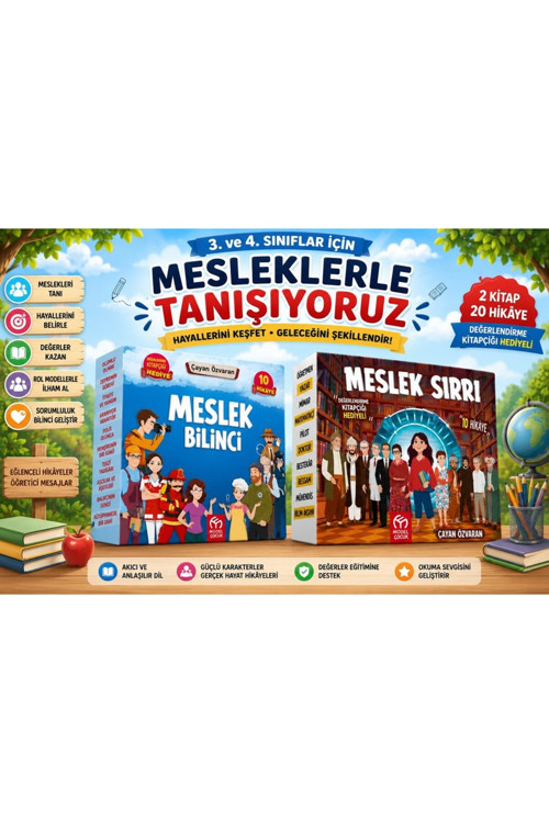 Meslekleri Tanıyoruz Hikâye Seti | Meslek Bilinci & Meslek Sırrı | 3. Ve 4. Sınıflar