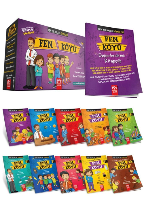 3. Ve 4. Sınıf 10'Lu Hikaye Seti - Fen Köyü