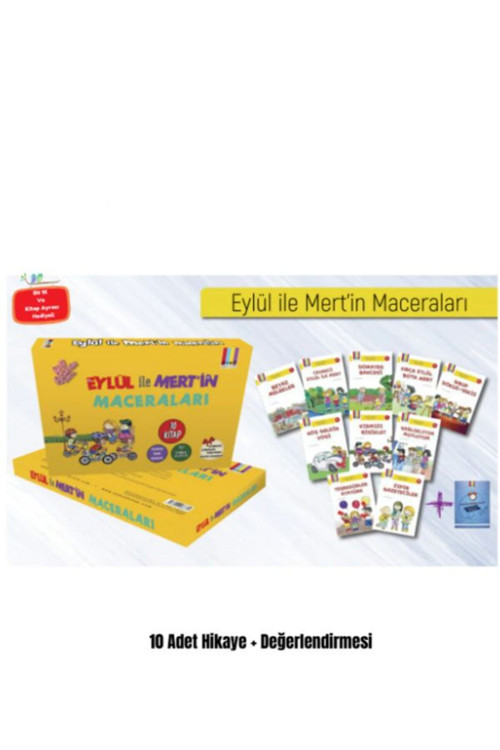 Öykü Yayınları Eylül İle Mert'İn Maceraları Set (10 Hikaye + Değerlendirme Testi )