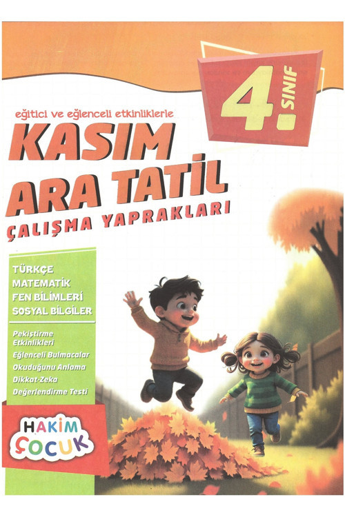 4.Sınıf Eğitici Ve Eğlenceli Etkinliklerle Kasım Ara Tatil Çalışma Yaprakları