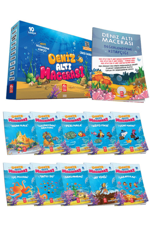 Deniz Altı Macerası Hikaye Serisi (10 Kitap) / Cansu Onurluer / / 9786256361843