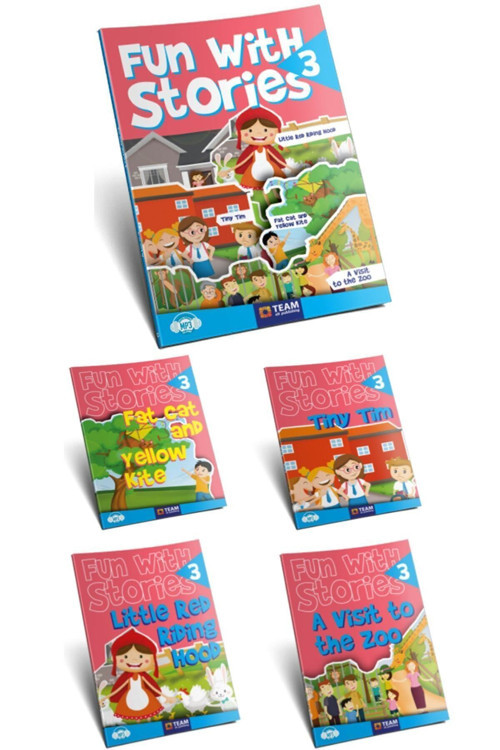 3. Sınıf Ingilizce Hikaye Seti (4 Kitap) Fun With Stories 3