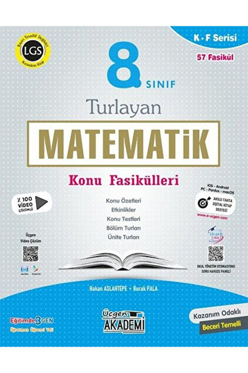 8. Sınıf Turlayan Matematik Konu Fasikülleri / Kolektif / Üçgen Yayıncılık / 9786257152921