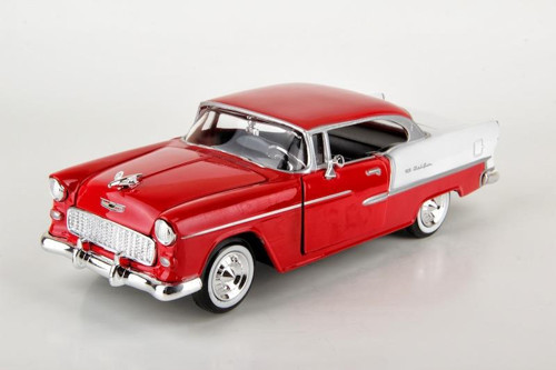 1955 Chevy Bel Air 1/24 Kırmızı Model Araba