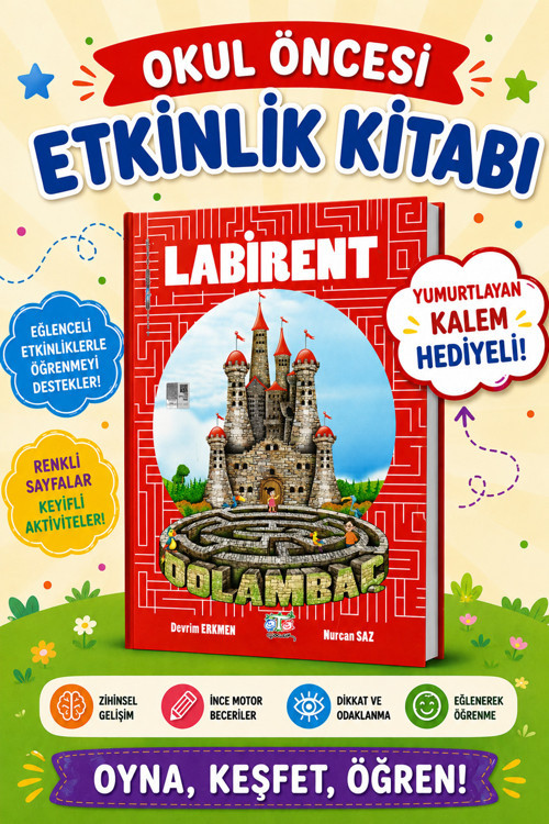 Okul Öncesi Labirent Etkinlik Kitabı (Dolambaç)
