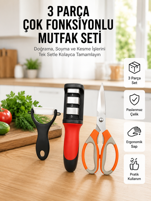 uygun Çok Fonksiyonlu Mutfak Makas Seti –Pratik Mutfak Yardımcısı Yeni Nesil popüler