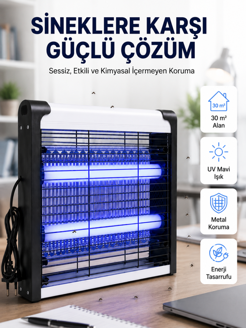uygun Kimyasal İçermeyen UV Işıklı Elektrikli Sinek ve Böcek Öldürücü popüler