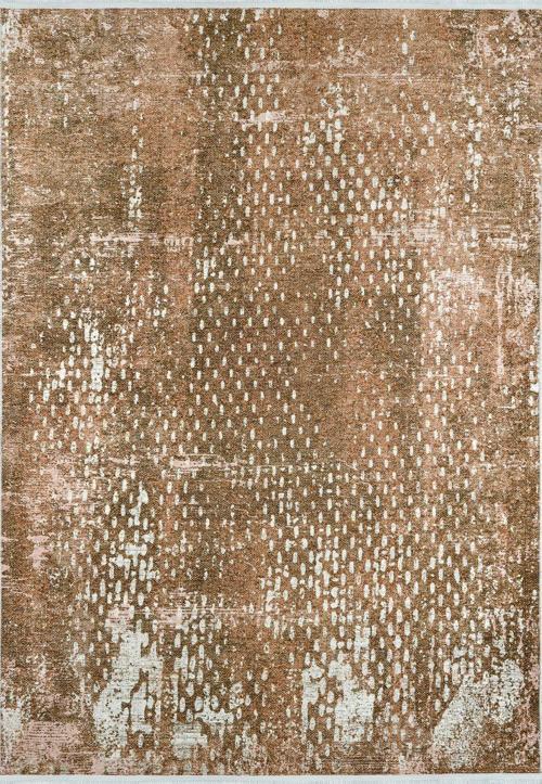 Modern Kahvrengi Dijital Baskı Yıkanabilir Hipoalerjenik Kaymaz Taban Halı Yolluk