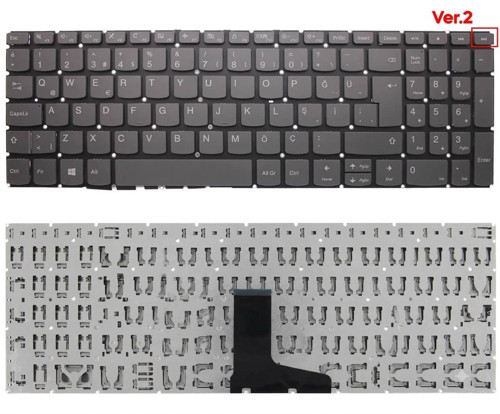 Lenovo İdeapad 3-15iil05 81we00xdtx Notebook Klavye Füme Renk Tuş Takımı