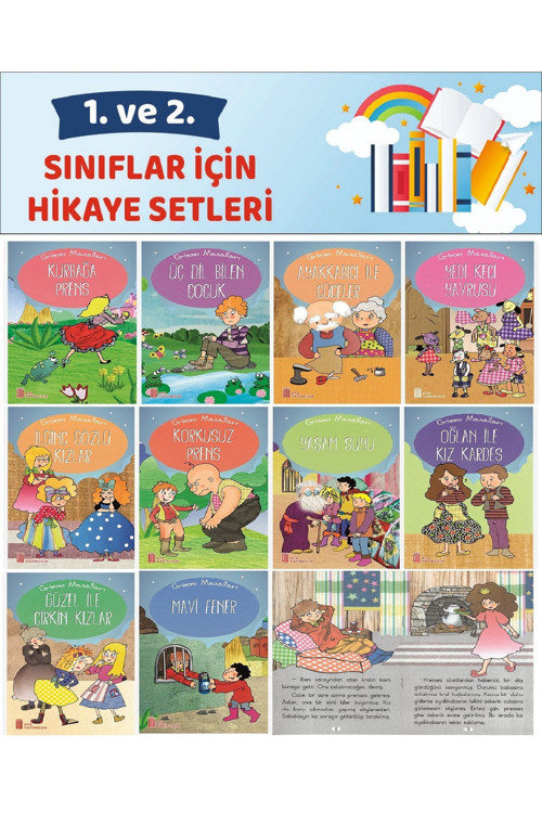 1.Ve 2.Sınıflar İçin Okumayı Sevdiren Grimm Masalları (16 Sayfa)