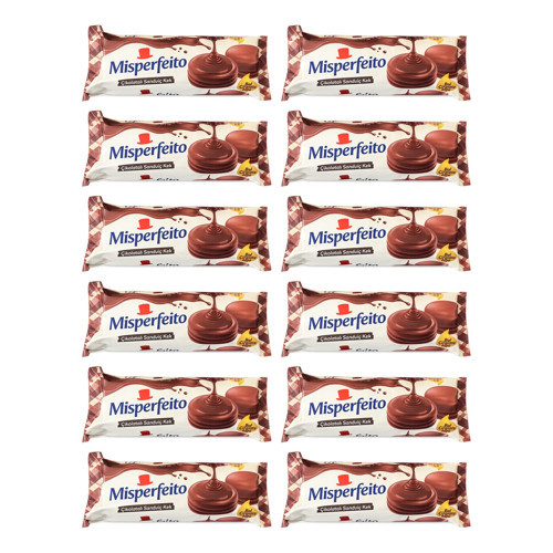 Misperfeito Çikolatalı Sandviç Kek 7 li 182 gr x 12 Adet