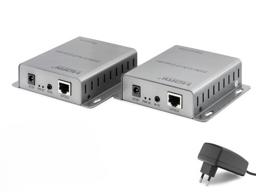 Hdmı Kvm Ip Extender Loop Out Ir 1080p 60 Hz 200 M HDX1343
