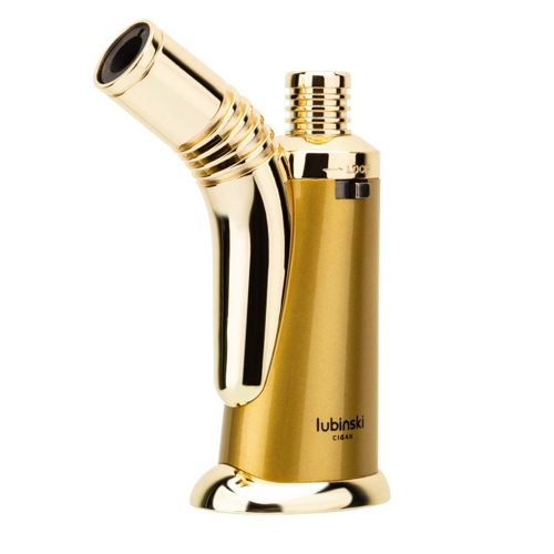 Retro Tek Torch Masa Tipi Puro Çakmağı Gold