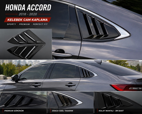 Honda Accord 2018-2020 Kelebek Cam Kaplama
