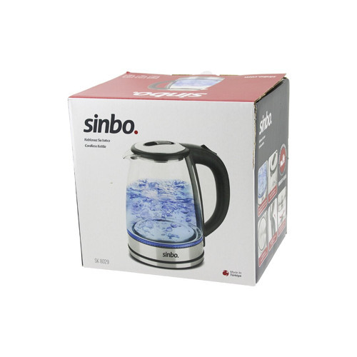 CAM KETTLE SU ISITICISI 1.8LT GİZLİ REZİDANS 360° DÖNEBİLME ÖZELLİK 1850-2200W SK-8029 (50001)