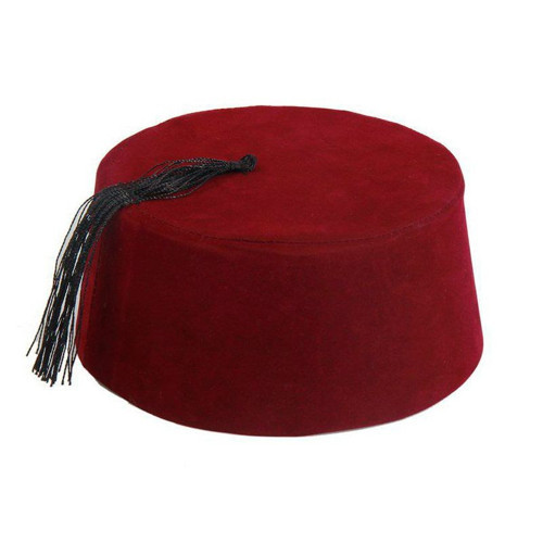 Bordo Renk Osmanlı Fesi Garson Boy 8 No 12-13 Yaş (50001)