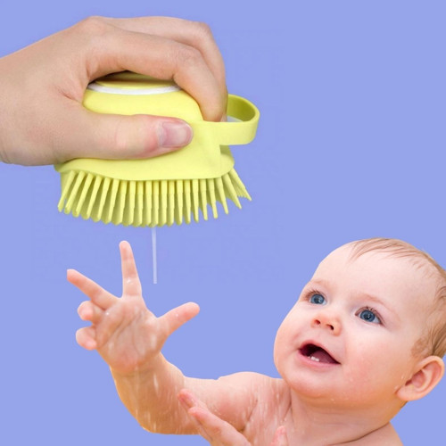 Yumuşak Silikon Malzemeli Esnek Jel Hazneli Masaj Fonksiyonlu Etkili Banyo Duş Kese Lifi (50001)