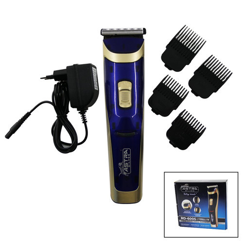 SAÇ SAKAL KESME TRAŞ MAKİNESİ FİŞ ŞARJLI - LED GÖSTERGE - RENKLİ KROM KAPLAMA GÖVDE RD-6005 (50001)