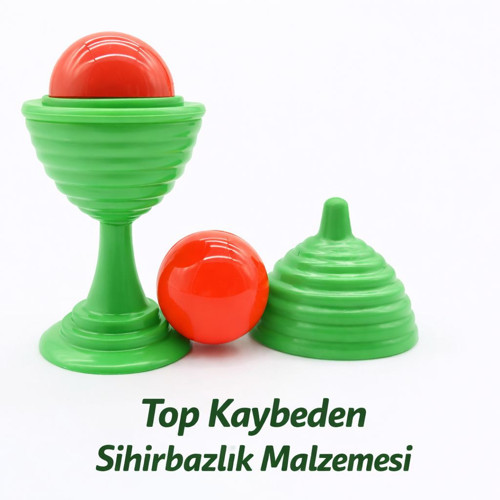 Yeşil Renk Sihirli Kupa Top Kaybetme Oyunu 7 cm (50001)
